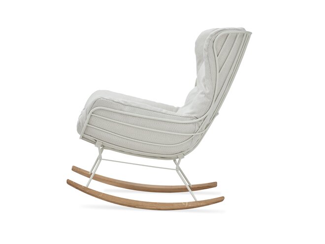 Leyasol rocking sale wingback chair